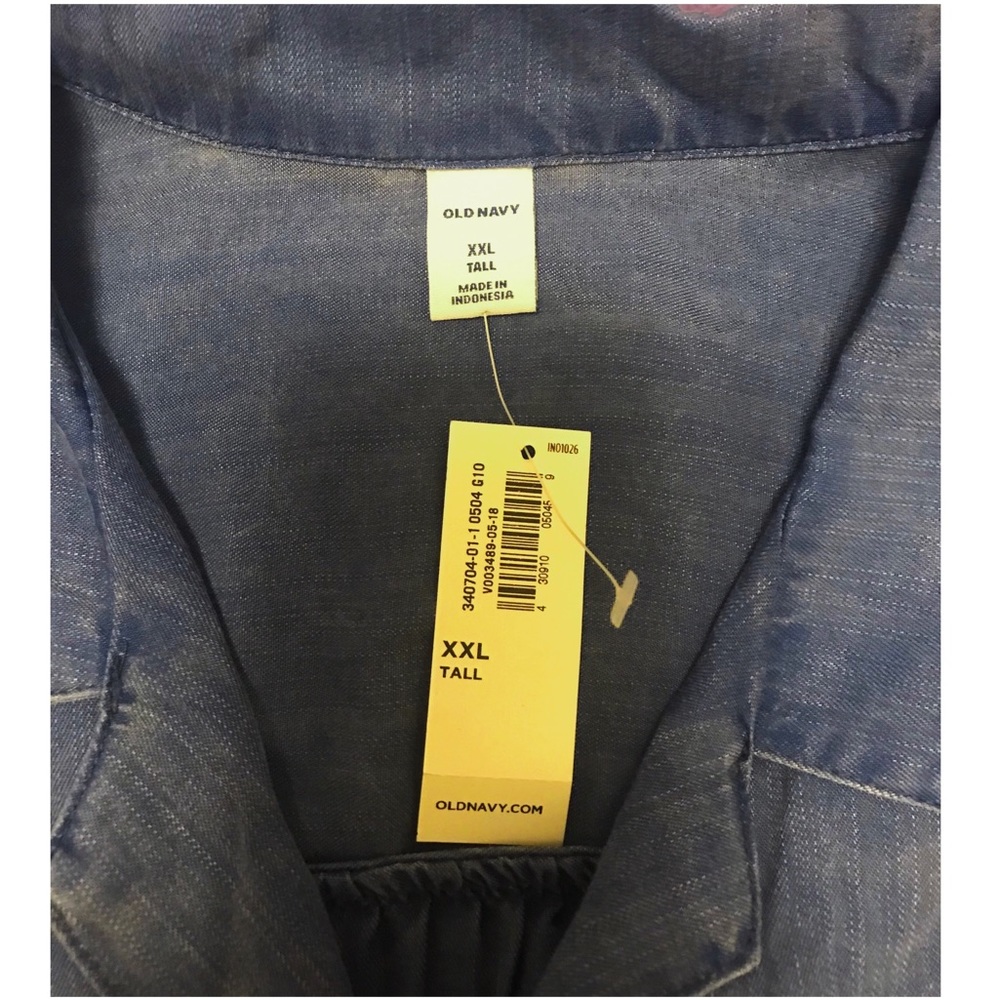 Old Navy Tie Belt Denim Dress - Picture 4 of 7